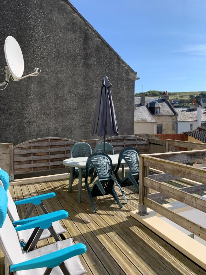 Agréable maison de pêcheur Port-en-Bessin-Huppain Esterno foto
